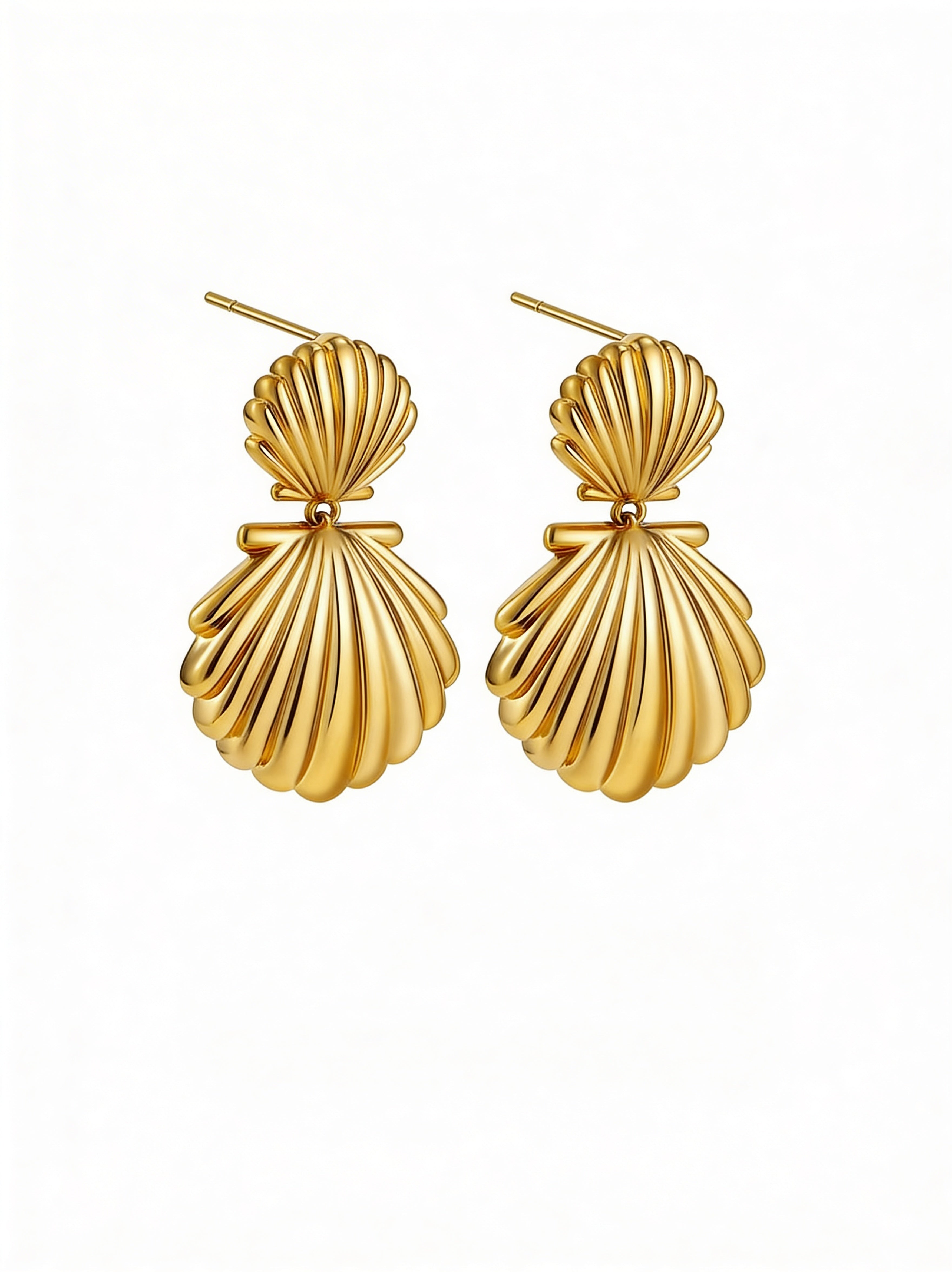 Golden Shell Ohrringe