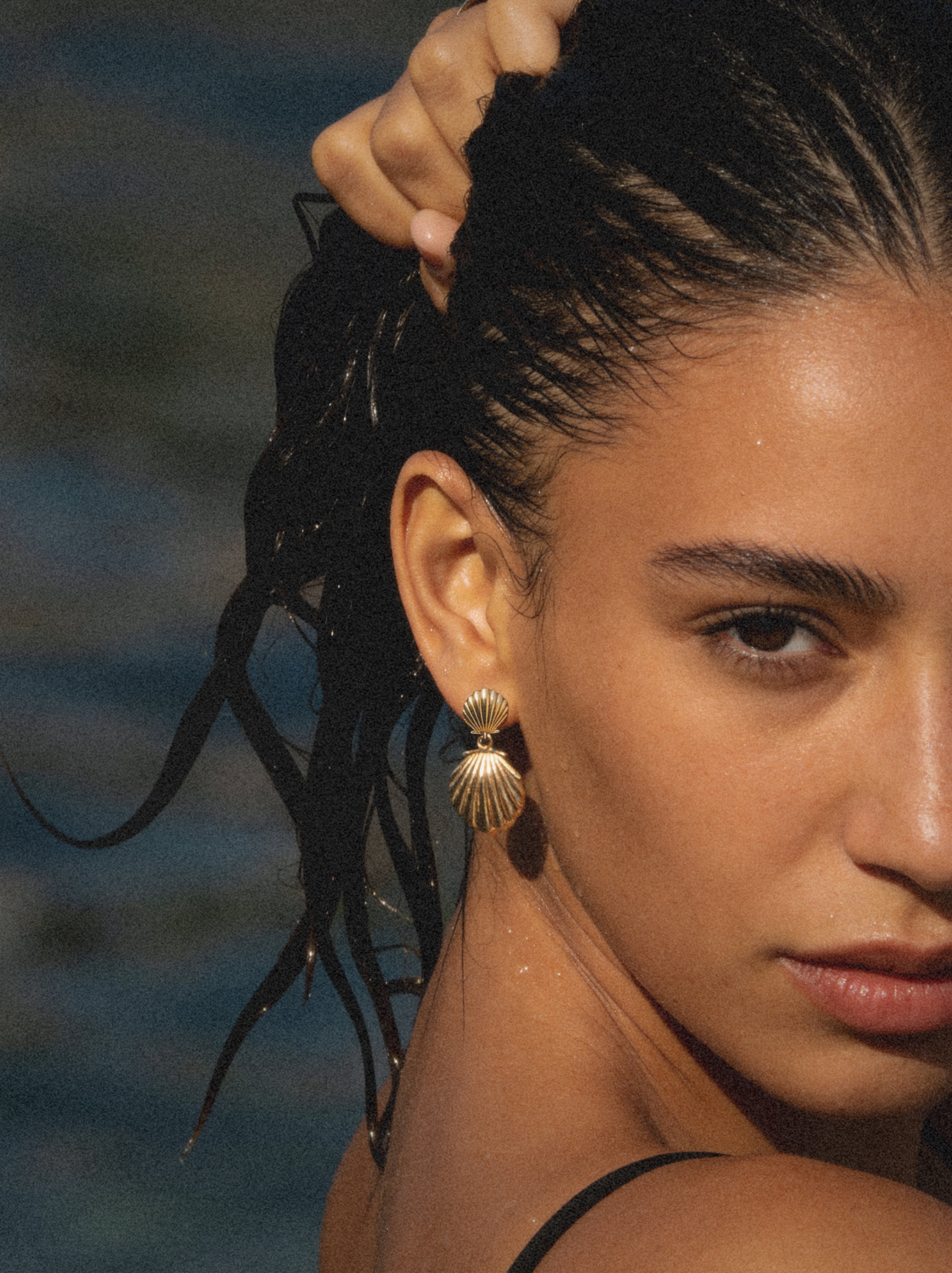 Golden Shell Ohrringe