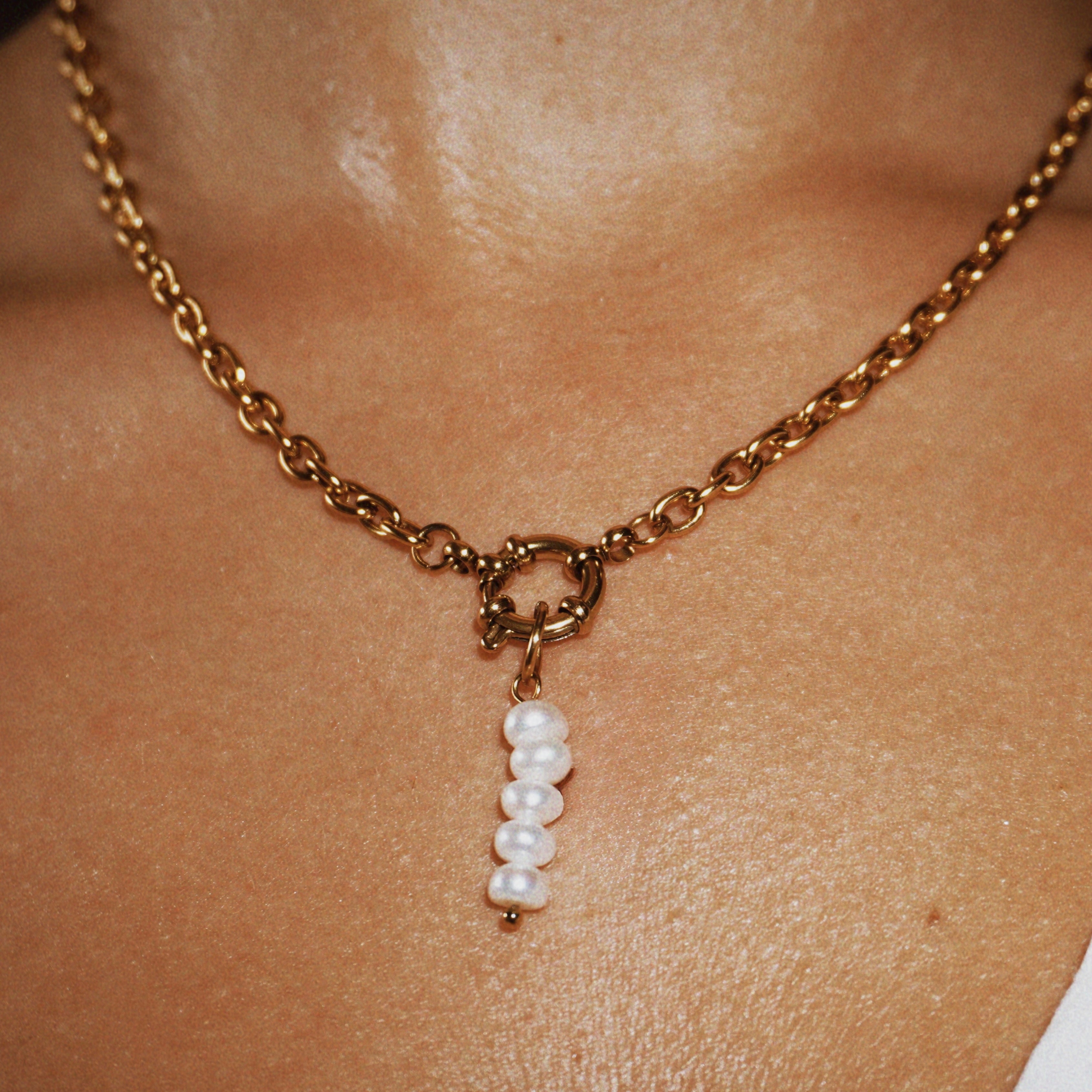 Süsswasserperlen Charm