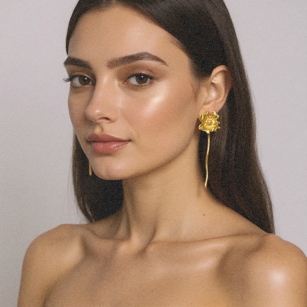 Golden Bloom Ohrringe