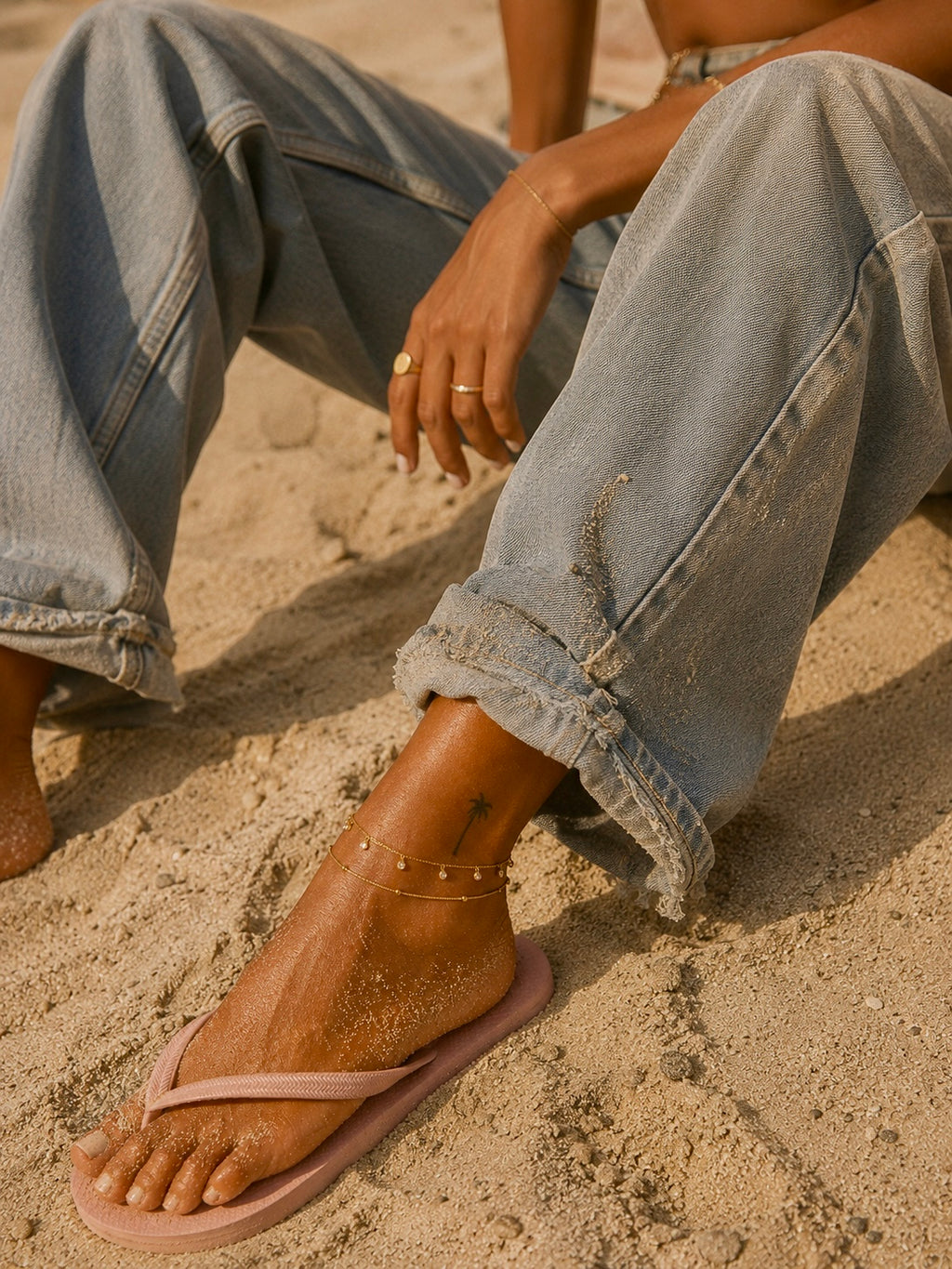 Golden State Anklet