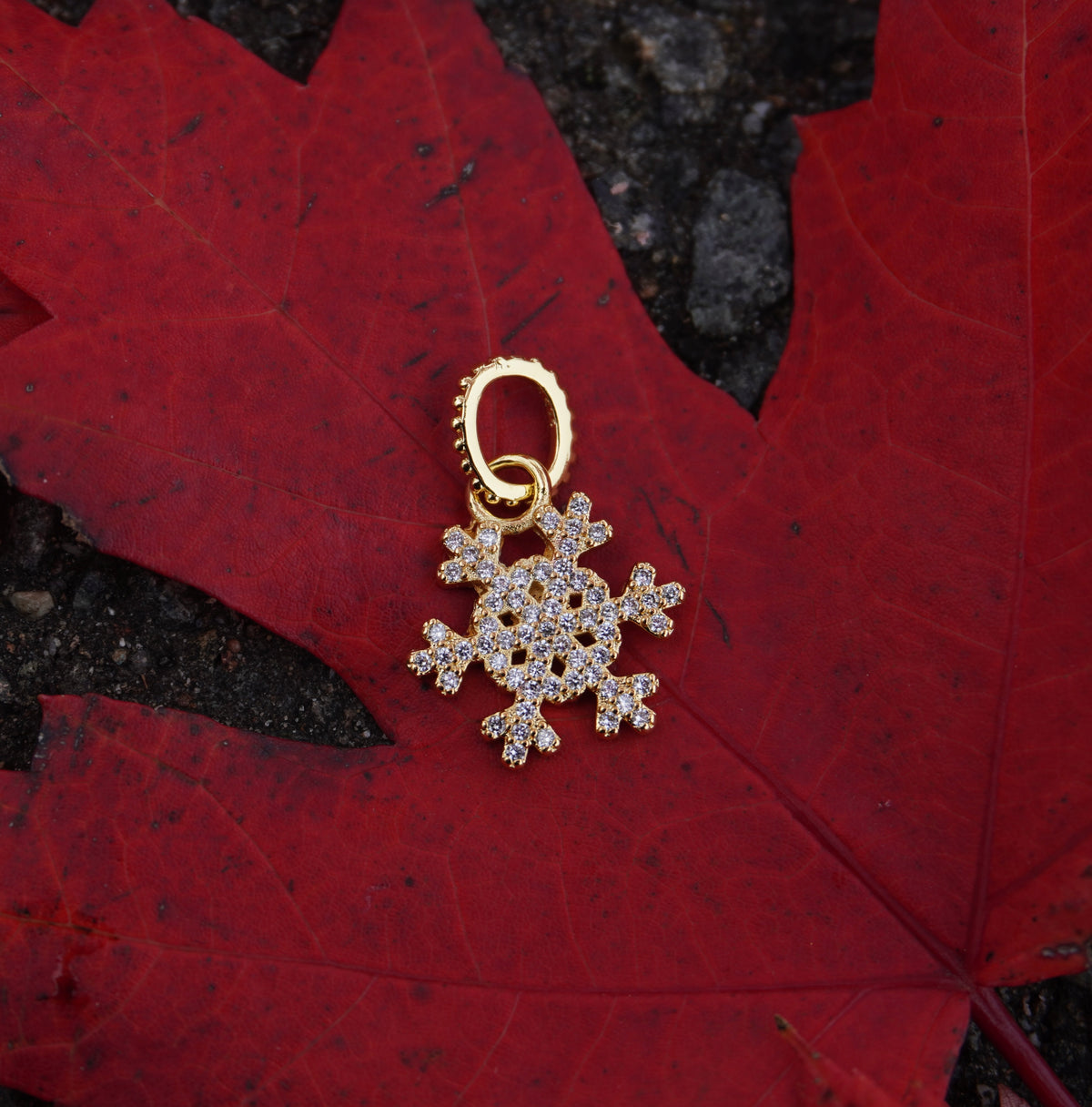 Frosty Snowflake Charm