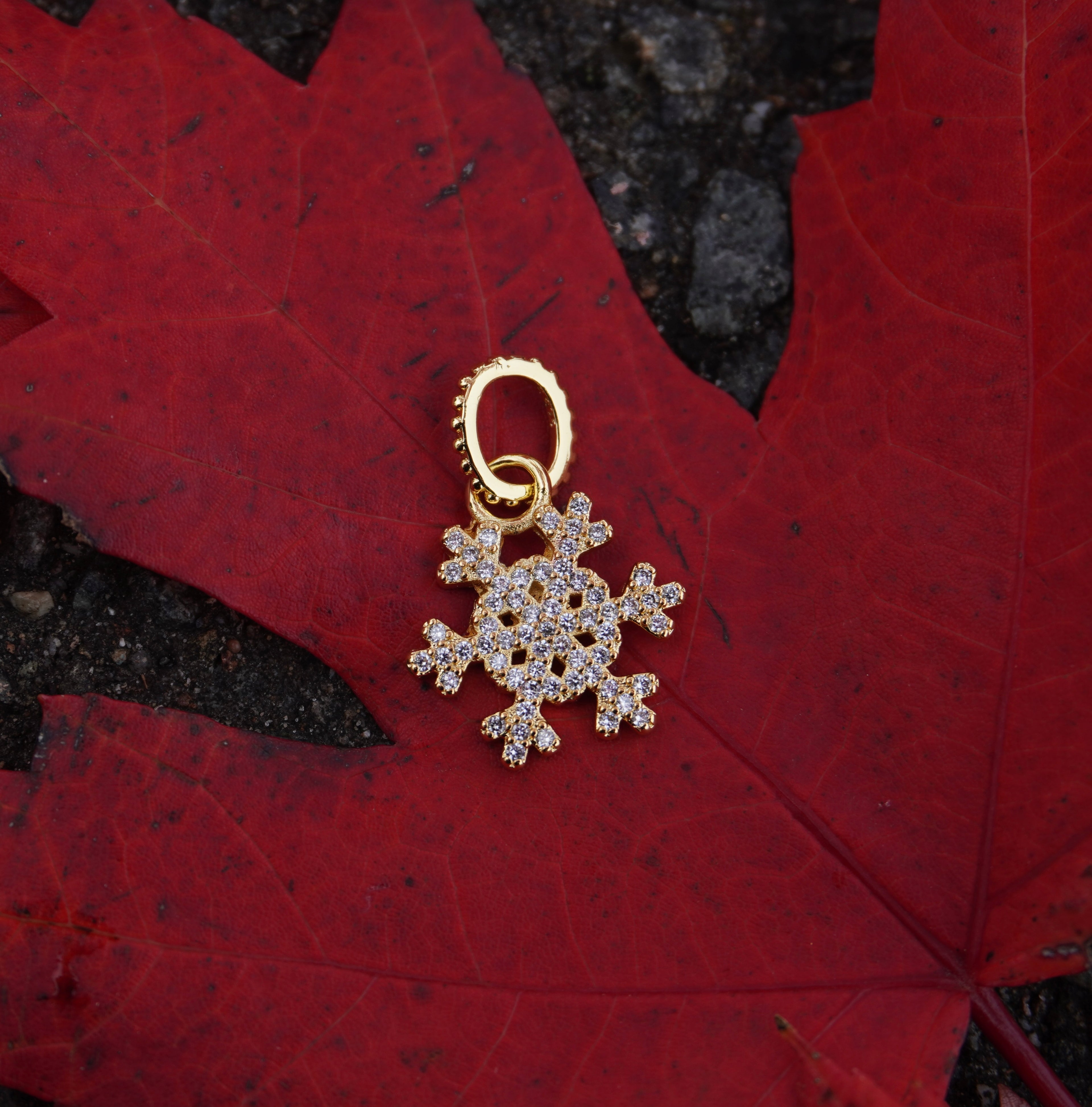 Frosty Snowflake Charm