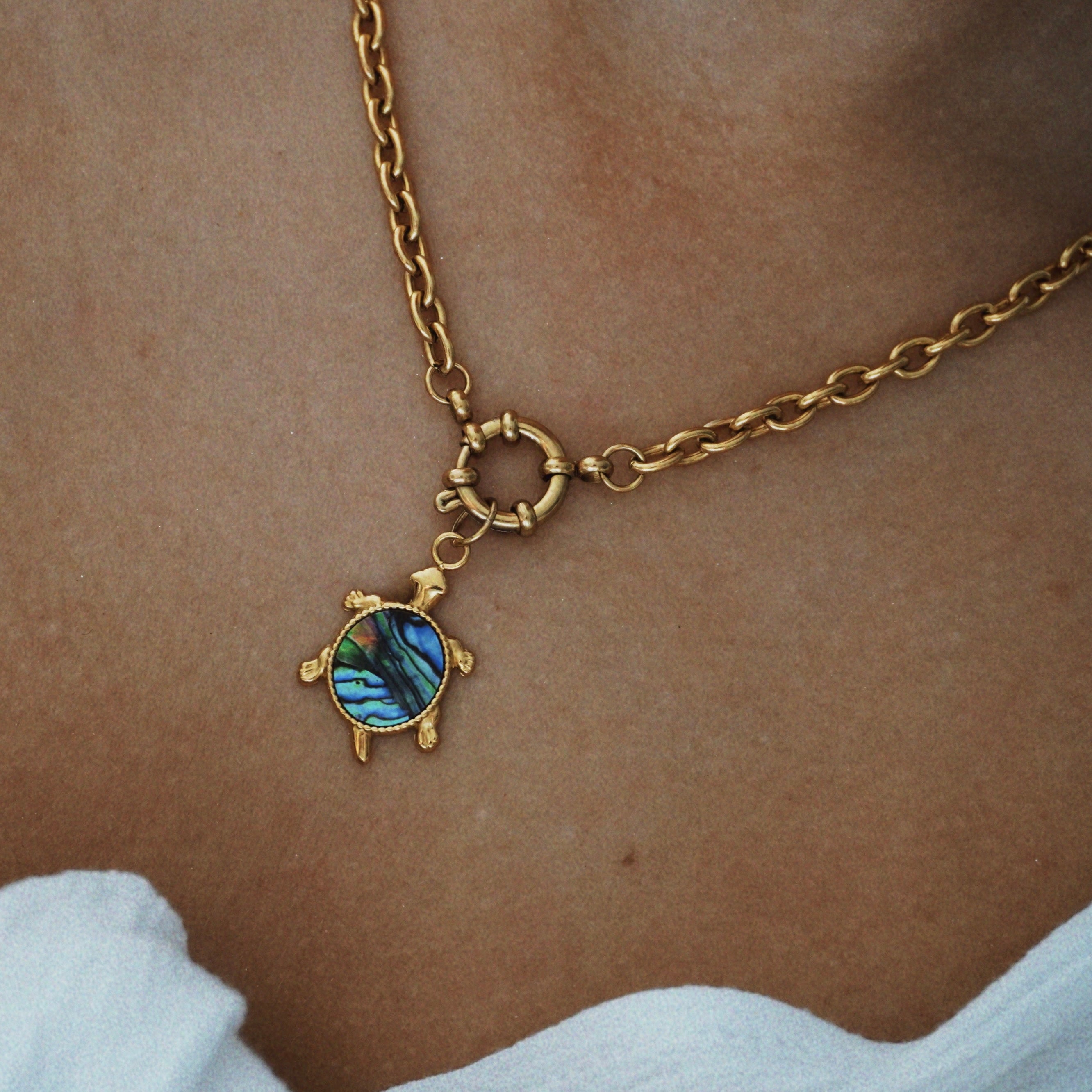 Blue Turtle Charm