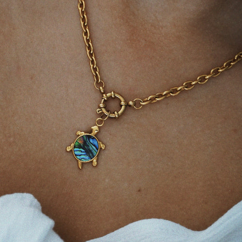 Blue Turtle Charm