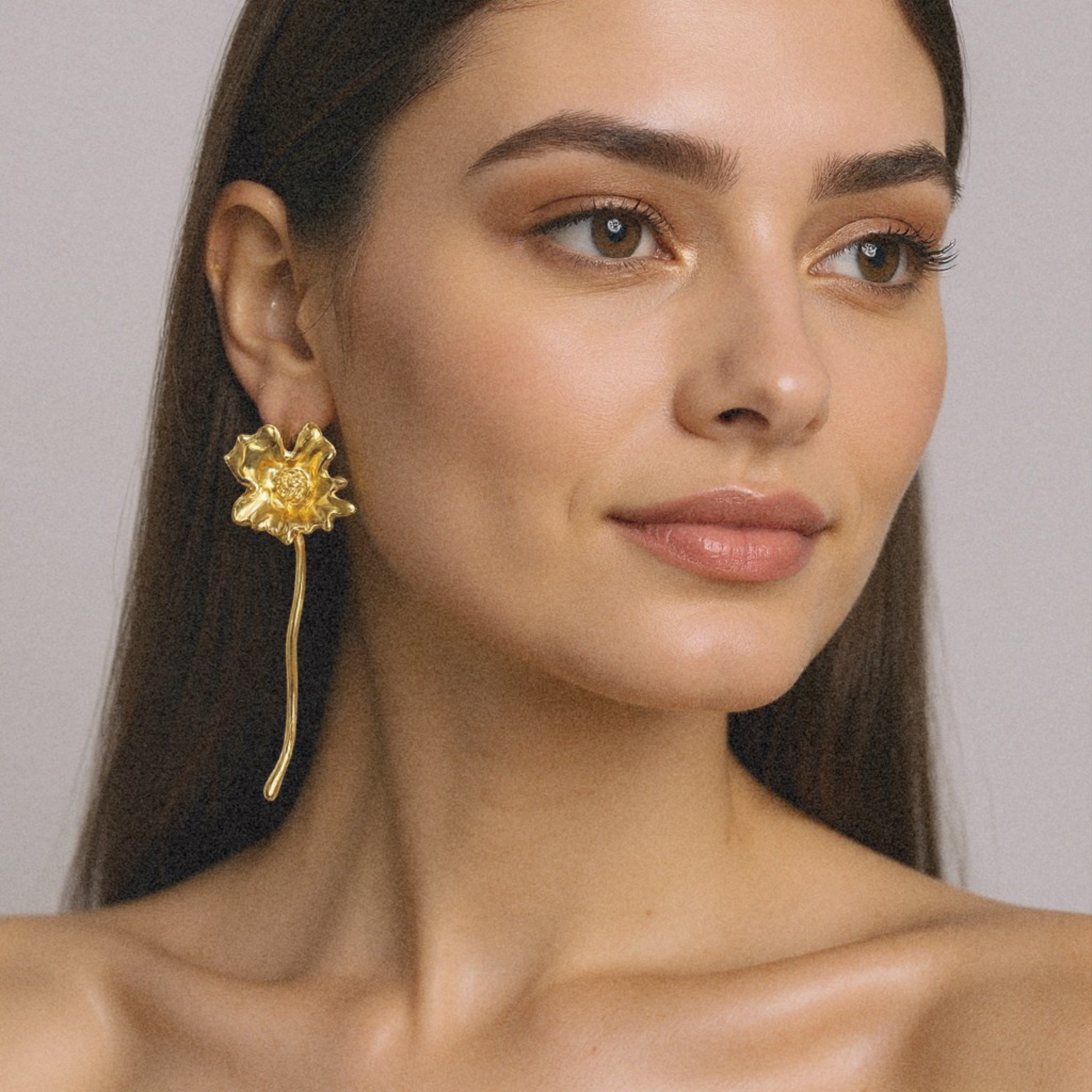 Golden Bloom Ohrringe