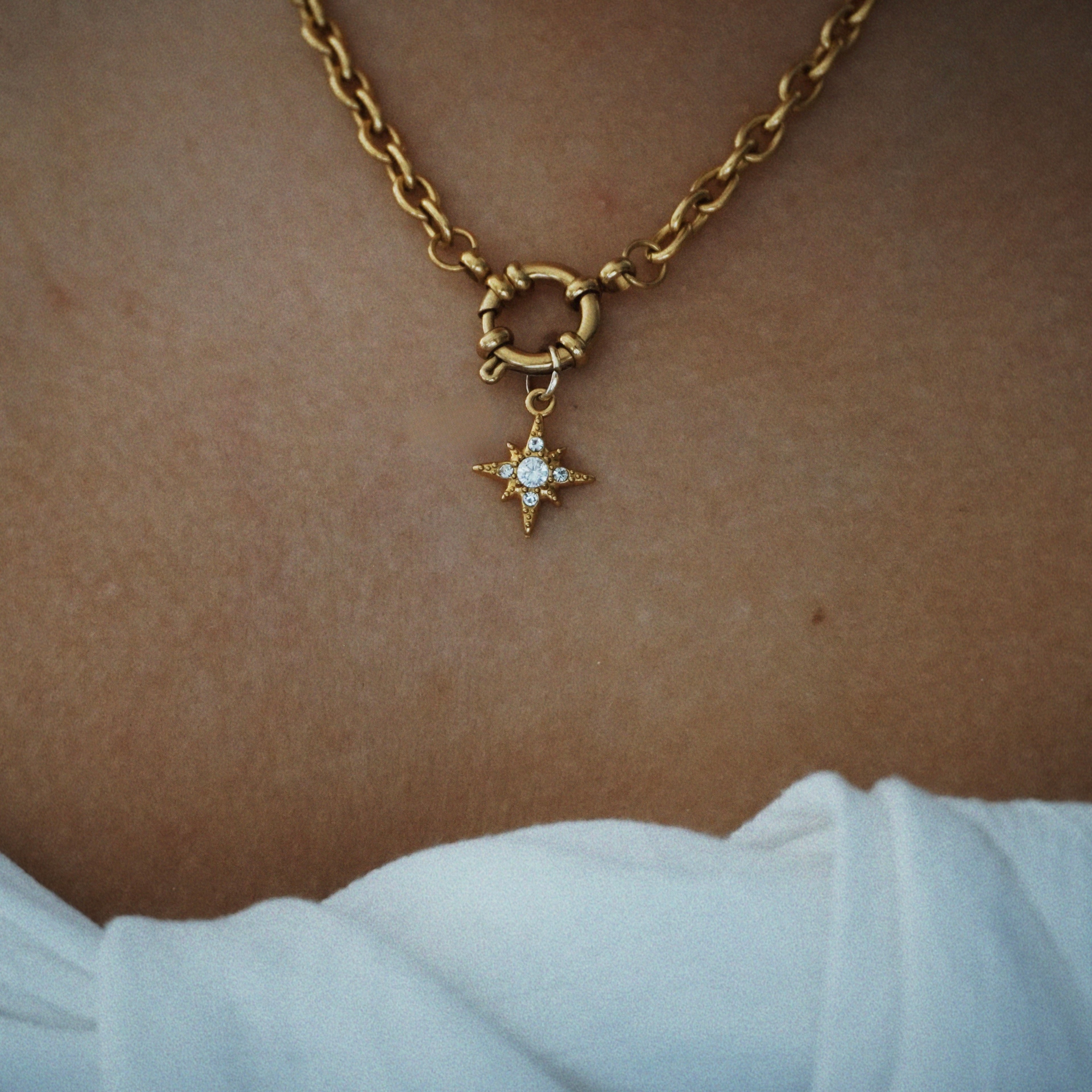 Tiny sparkle star Charm